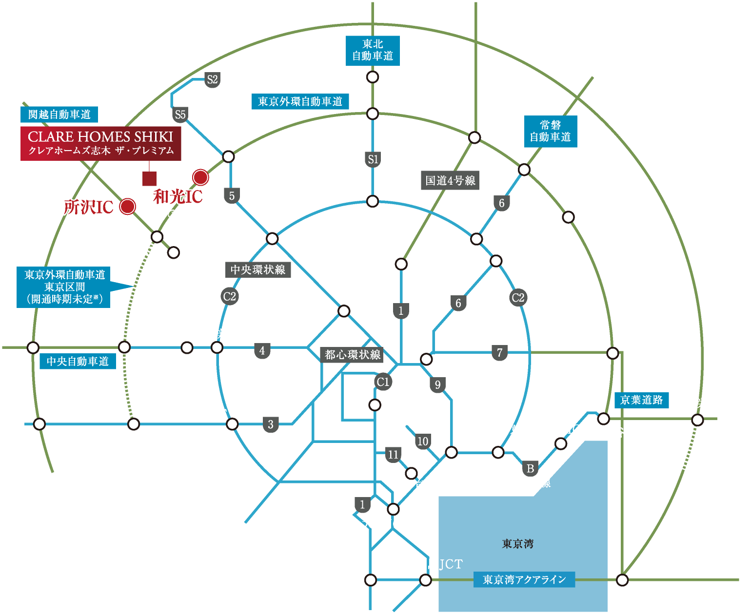 高速道路概念図