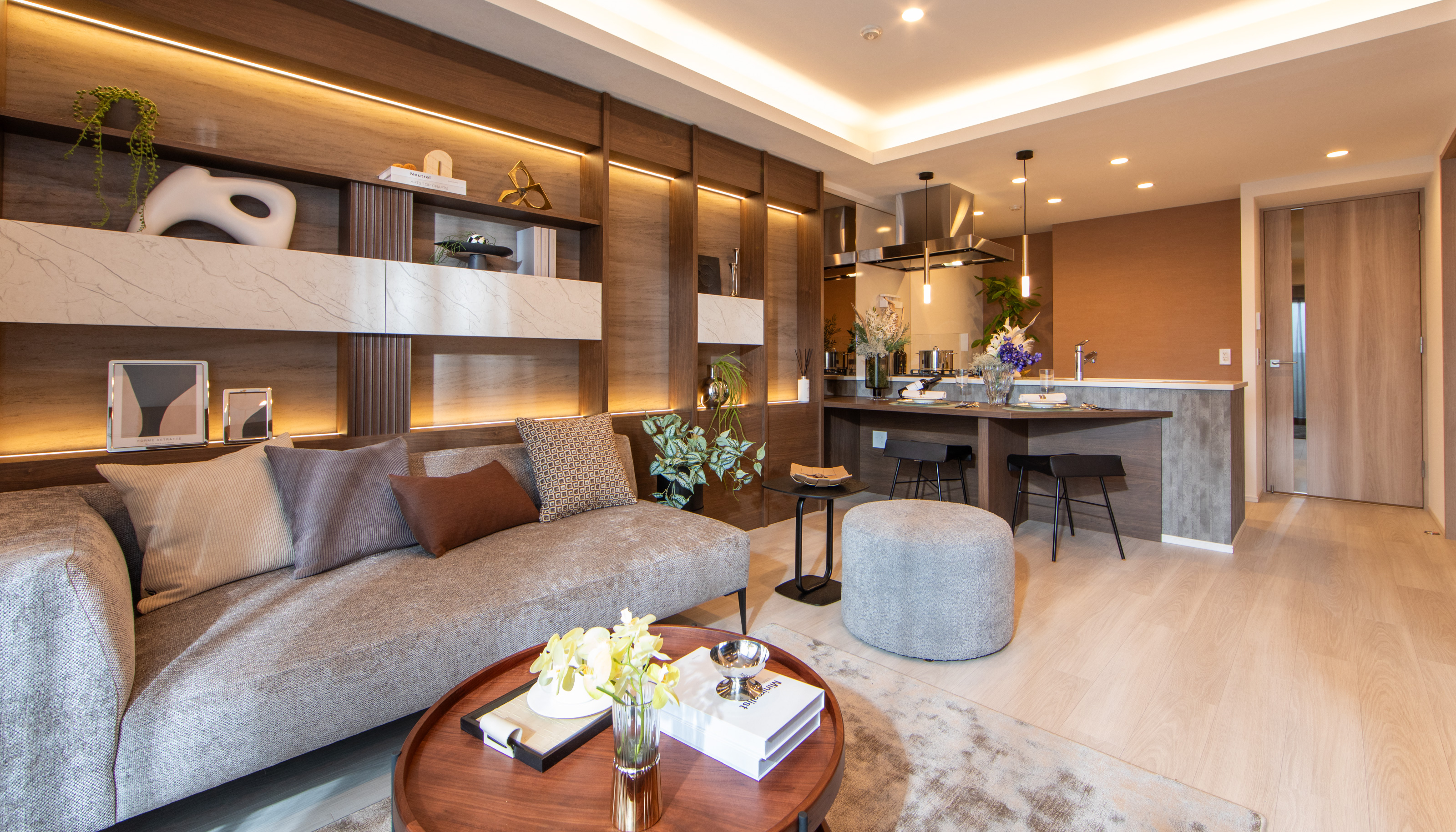 Living Dining Kitchen