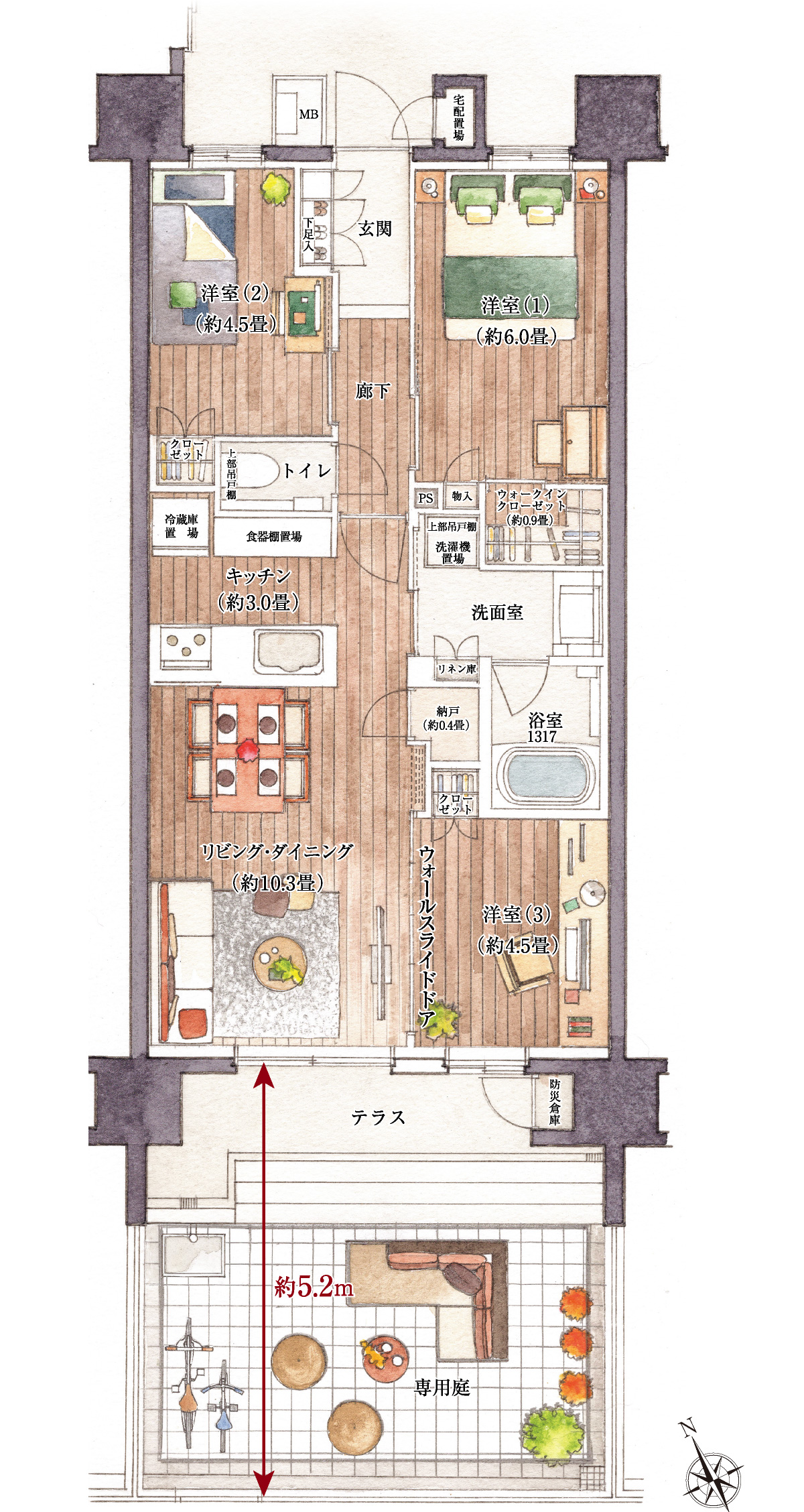 イラスト間取り